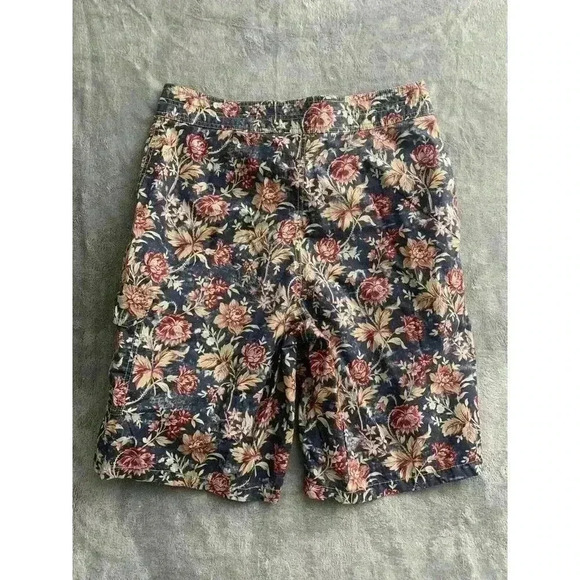 Polo Ralph Lauren Shorts Mens 32 Floral Swim Trunks 90s Hawaiian Pocket Pool - Picture 7 of 7